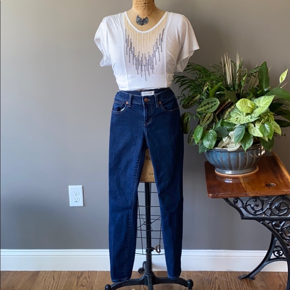 Madewell skinny skinny Jeans EUC size 25